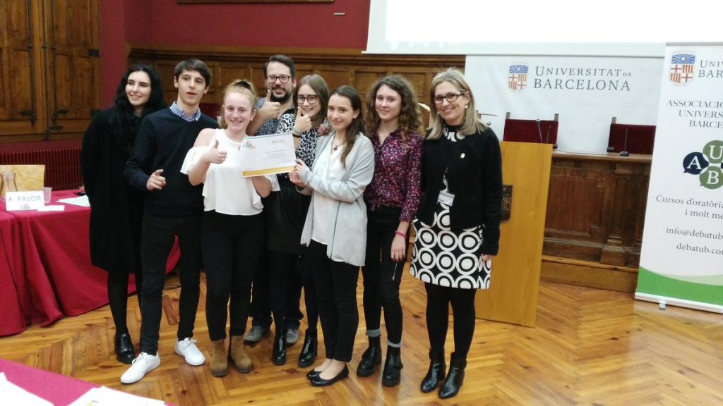 lliga de debat de secundaria universitat de barcelona 2017 2
